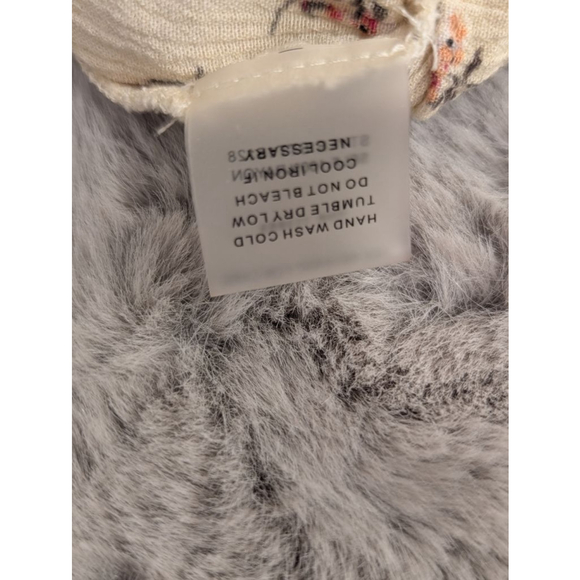 Women's SUGAR + LIP2 Cream Floral Smocked Blouse S - Picture 8 of 8